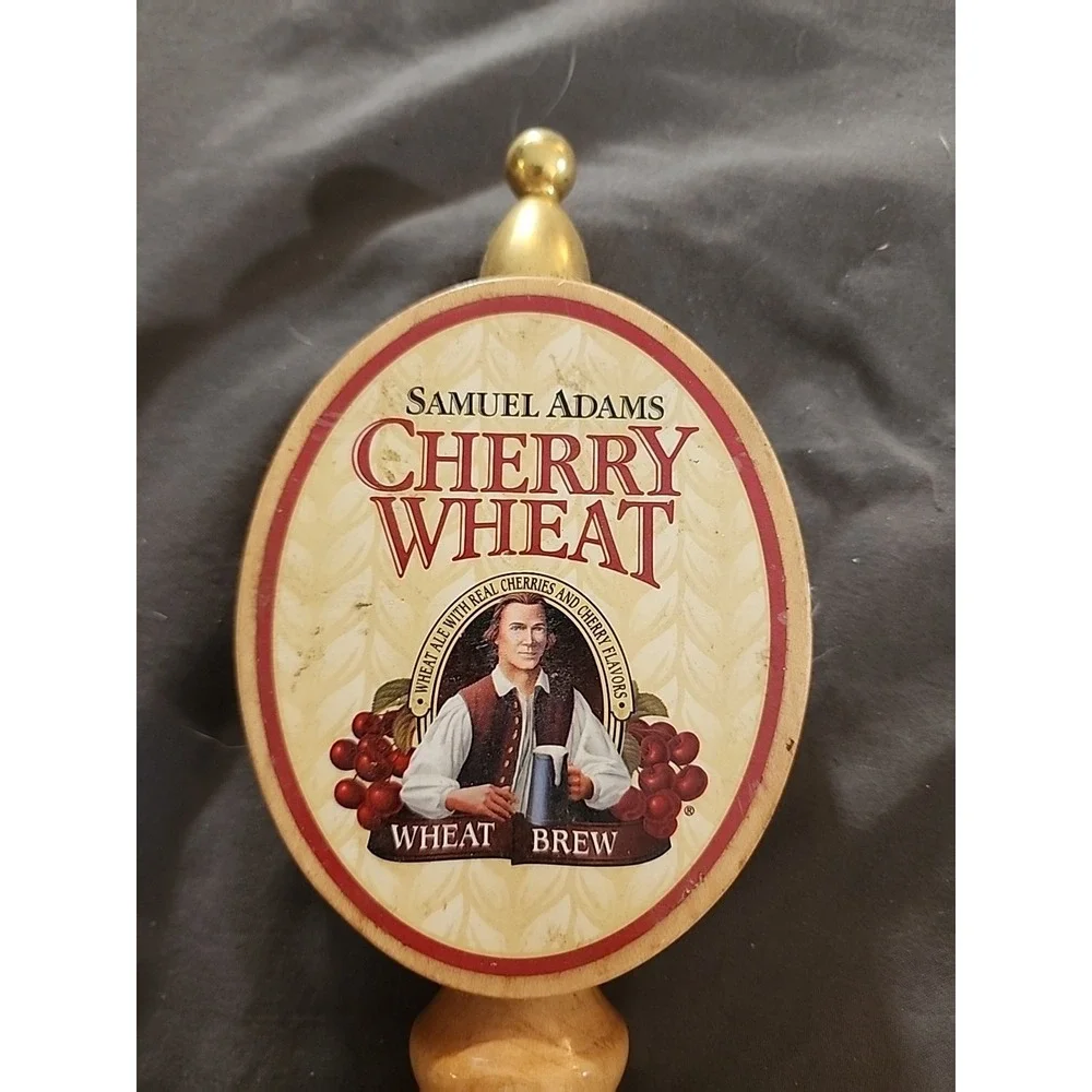 Samuel Adams Cherry‎ Wheat (Blonde Wood) Beer Tap Bar Pub Handle